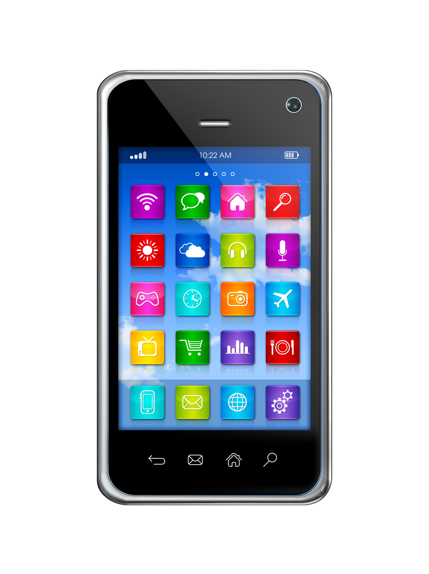 Smartphone Touchscreen HD - Apps Icons Interface